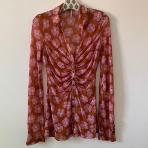 Free People Lucky Shirtee - like new! SIZE XS